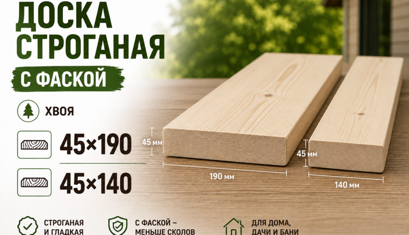 Доска с фаской
