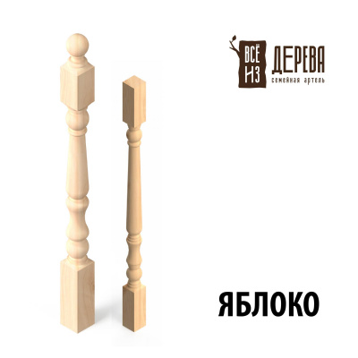 Продаем балясина (сосна) 60х60х900 "яблоко" (сорт а) //10 в Ижевске по доступным ценам.