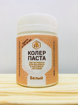 Продаем колер для масла и воска "лоскутный воск" белый 50гр (-40°c) в Ижевске по доступным ценам.