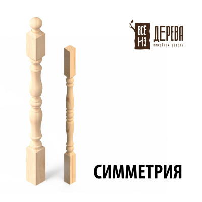 Продаем балясина мини (сосна) 40х40х400 "симметрия" (сорт а) //10 в Ижевске по доступным ценам.